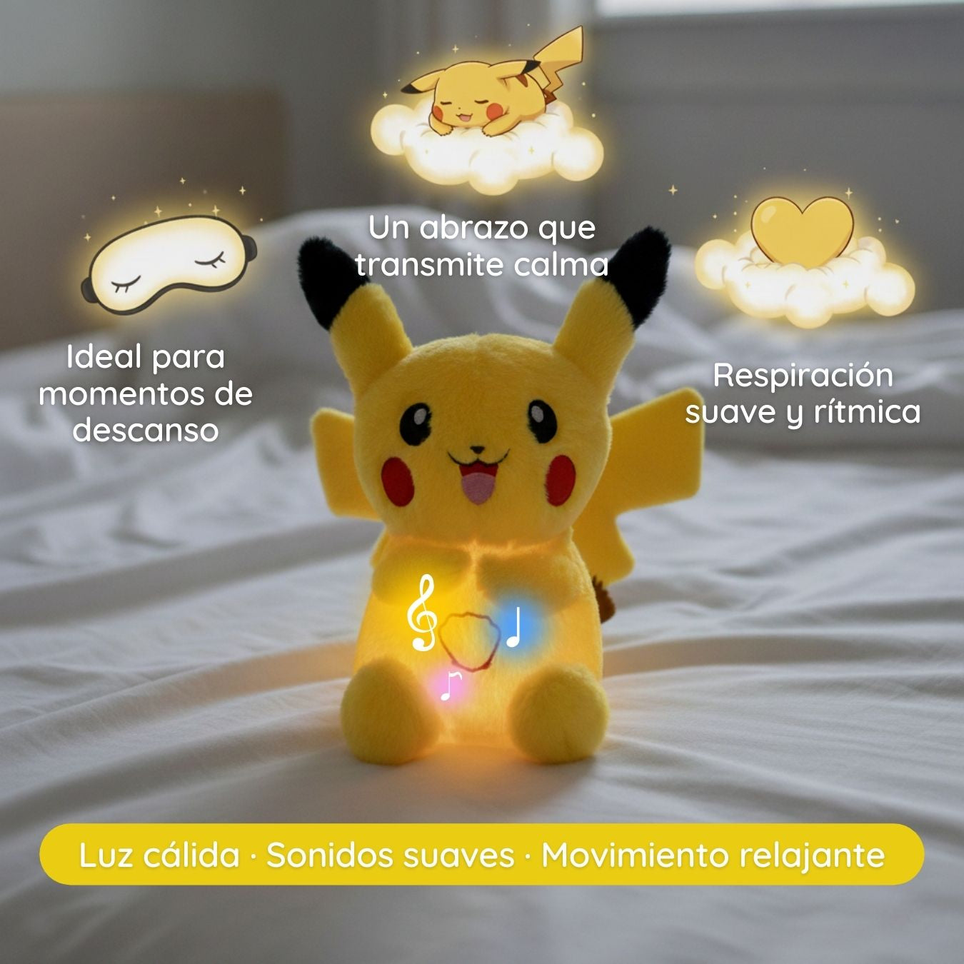 Peluche con Respiración Relajante